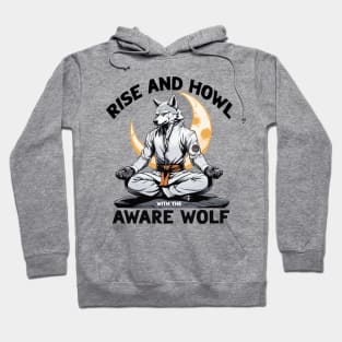 Rise and Howl with the Aware Wolf Hoodie